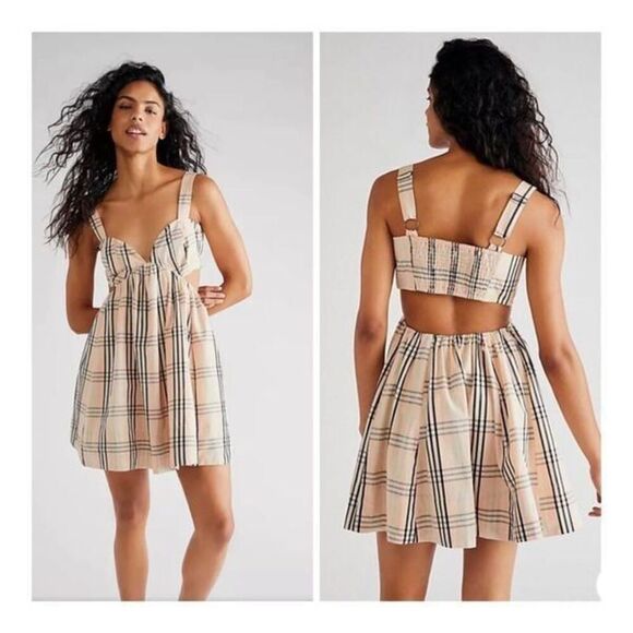 New Free People Bridget Mini Dress Size L - Picture 1 of 10